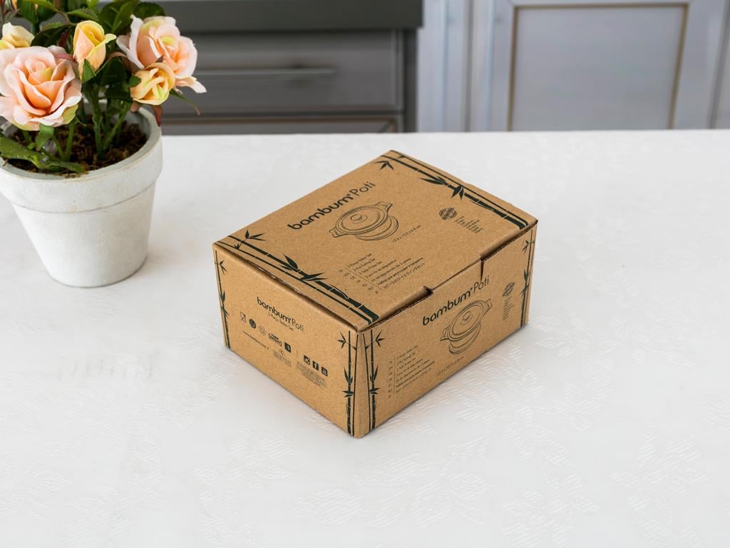 Poti КУТИЯ ЗА СЪХРАНЕНИЕ Бамбук Beige