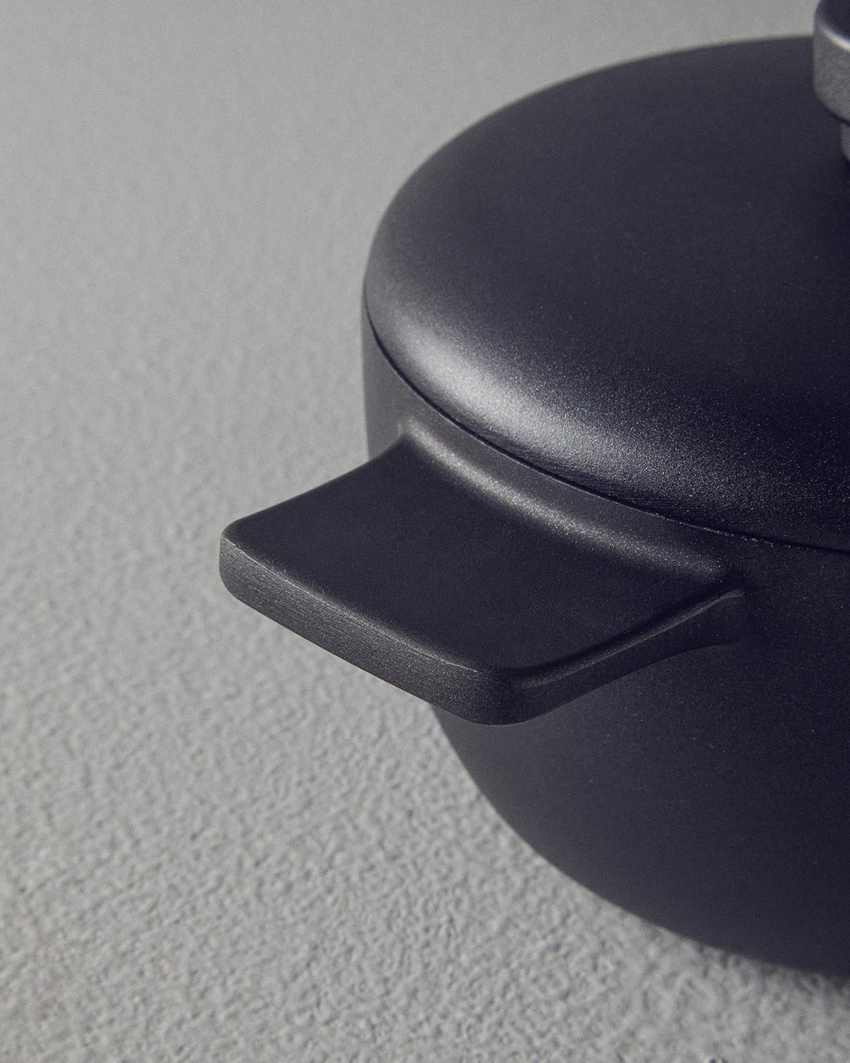 Prime Тенджера Дълбок Алуминиева отливка 20 см Черен