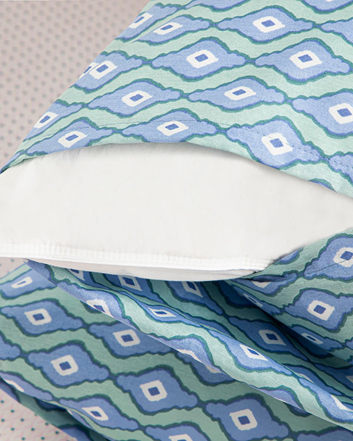 Quarto Кълъфка За Възглавница 2Бр., Лесно За Гладене, Синьо, 50 X 70 Cm