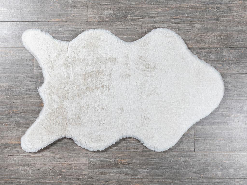 Rabbit КОЖА Полиестер 90x150 cm Извън бяло