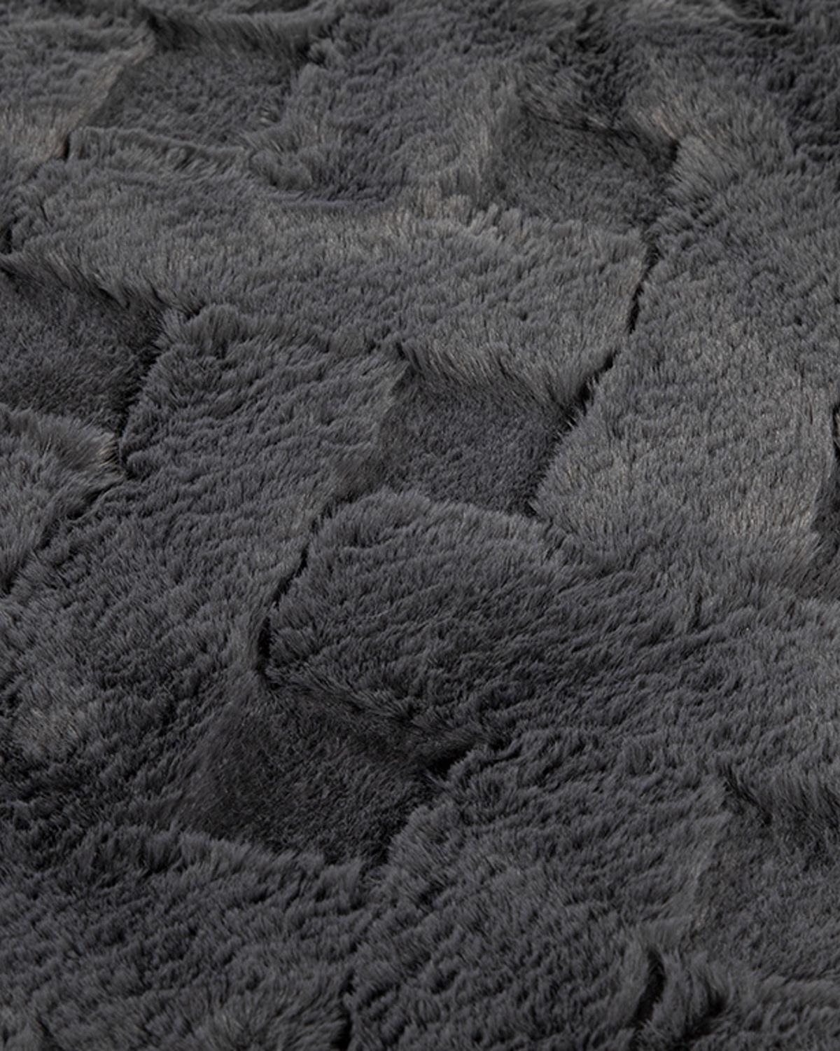Rabbit Grid Polyestere Carpet 80x150 cm Anthracite