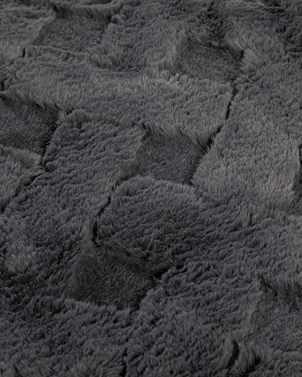 Rabbit Grid Polyestere Carpet 80x150 cm Anthracite