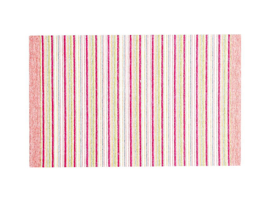 Rainbow КИЛИМ Нехлъзгаща се Шенил Pink