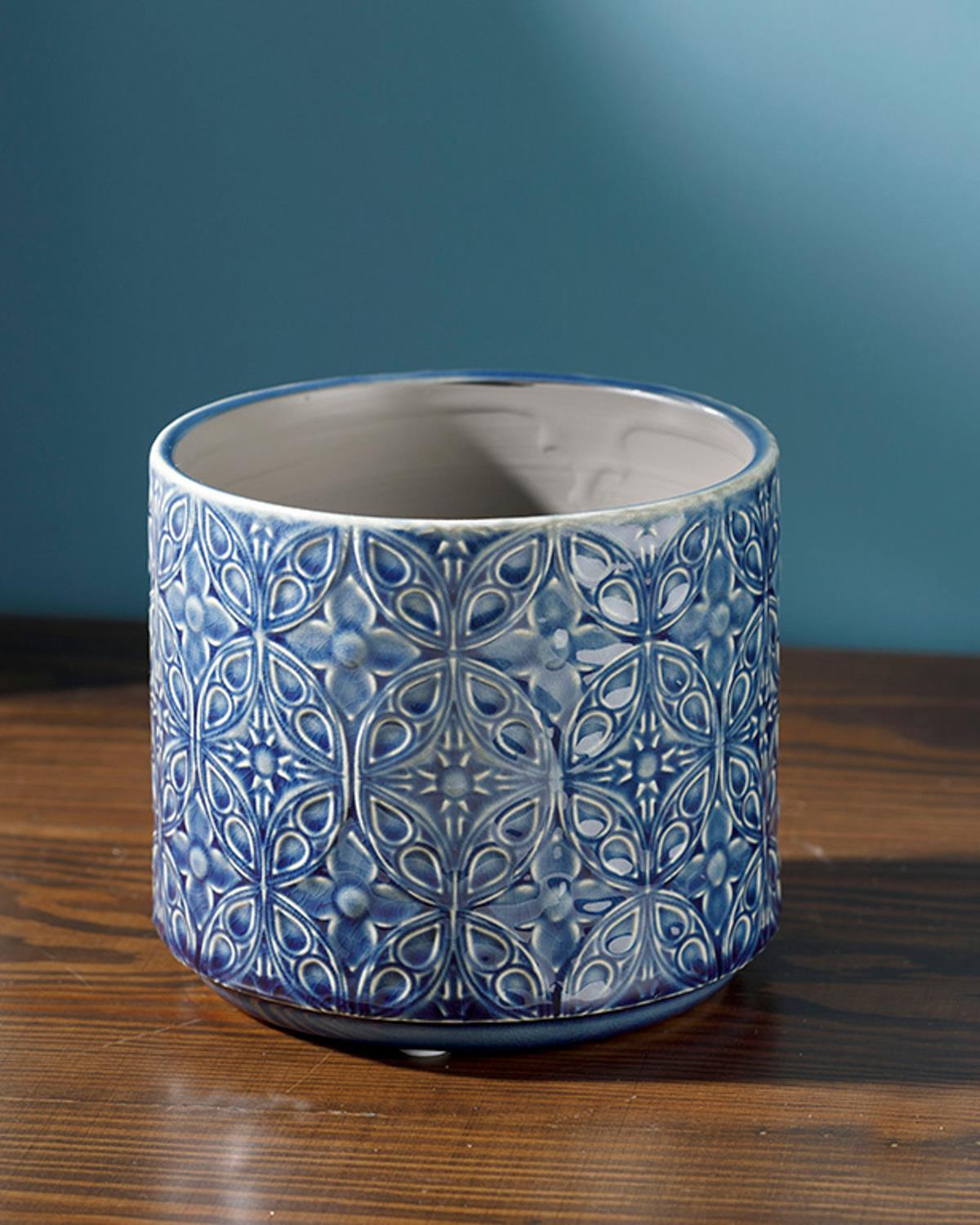Rayu САКСИЯ Керамичен 12,5x14x14 cm Blue.