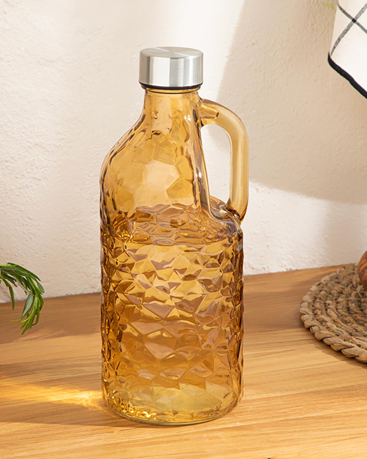 Riley Шише Стъкло, Оранжево,, 1000 Ml