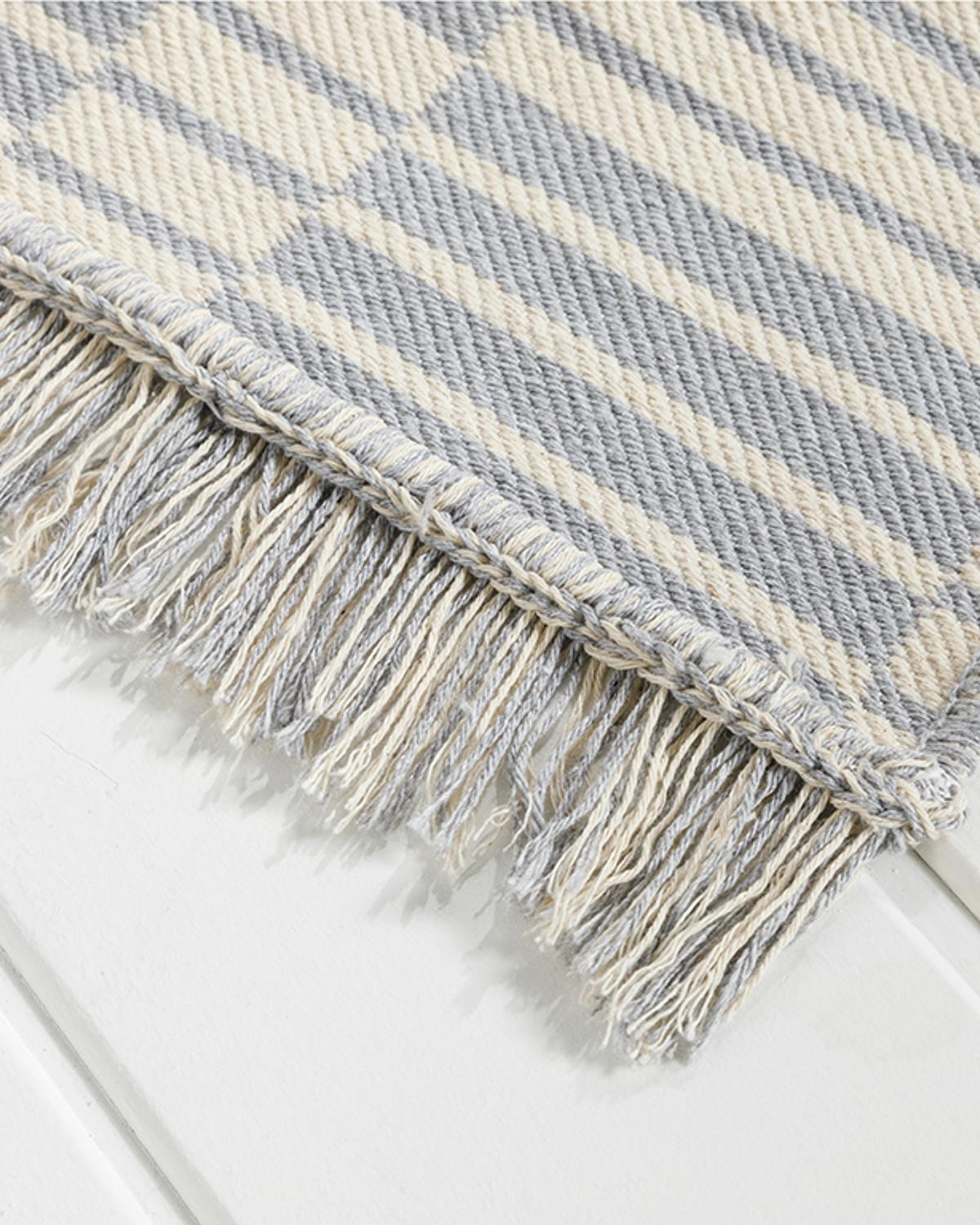 Rio Килим Памучен 120x180 см Сив