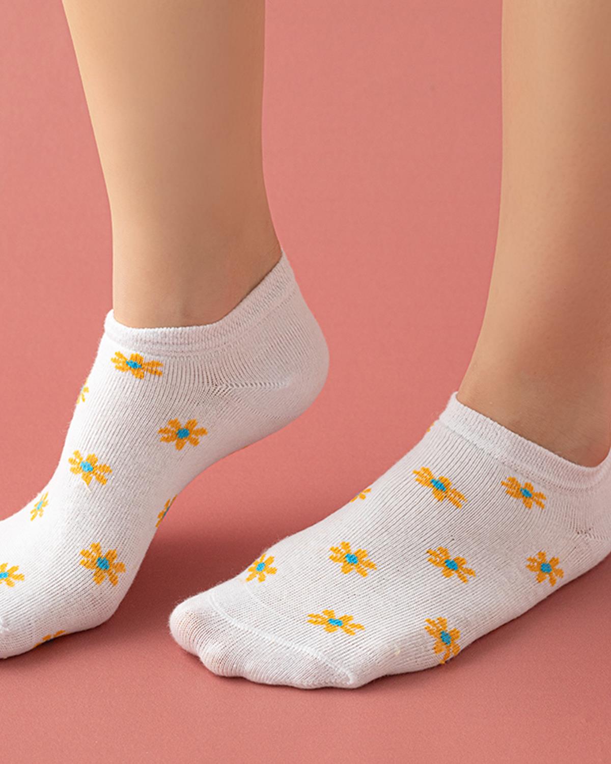 Romy Чорапи Дамски 3 Бр., Памучен, Екру-Бяло, 36-40