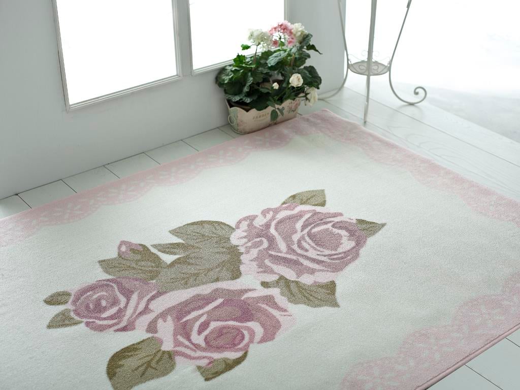 Rosase КИЛИМ Букле Отпечатано Pink