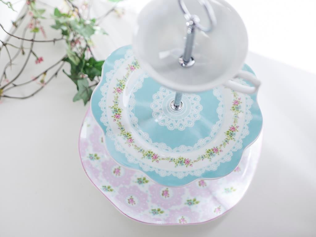 Rose And Lace СЕРВИЗ НА ЕТАЖИ Порцелан 26,5 cm Pink