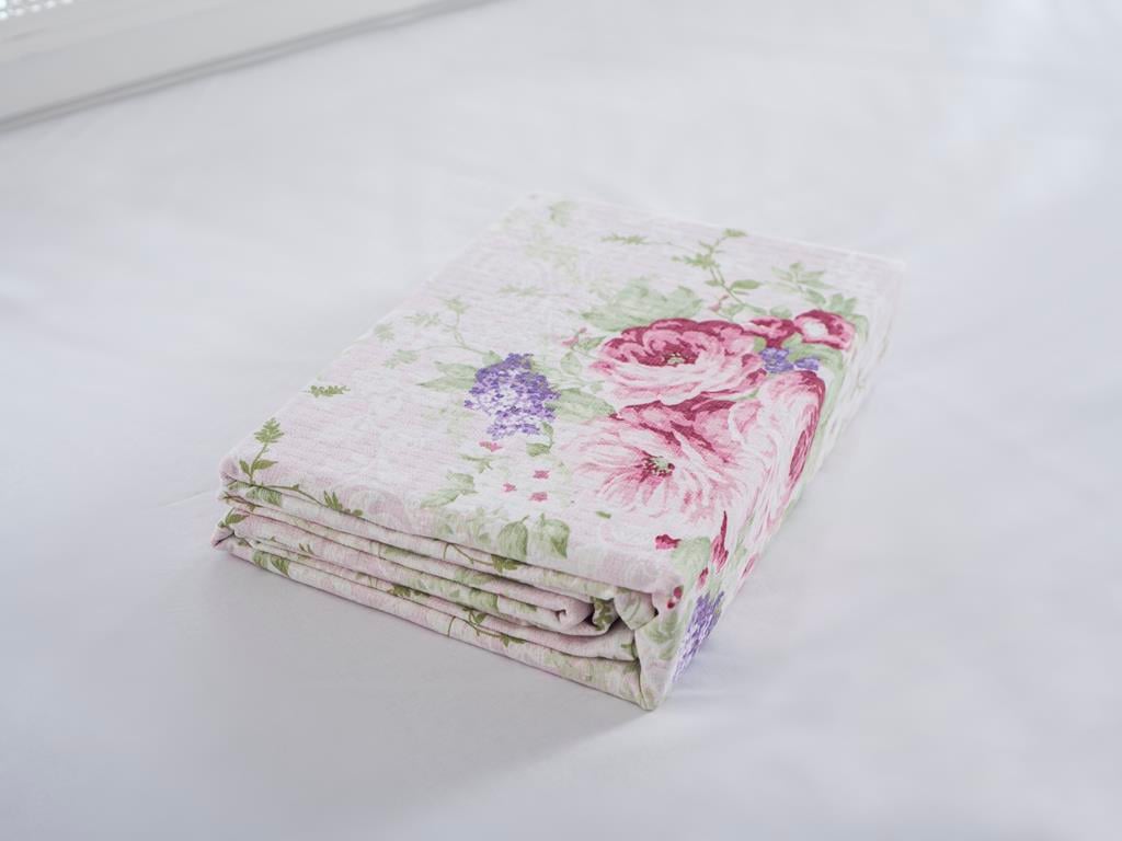 Rose And Lace ПОКРИВКА КОМПЛЕКТ Tek Kişilik Отпечатано 150x220 cm Pink