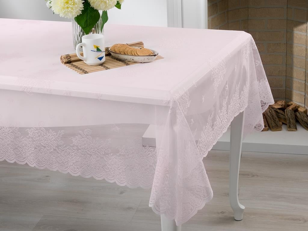 Rosemary Покривка за Маса Плетиво 180x270 cm Pink