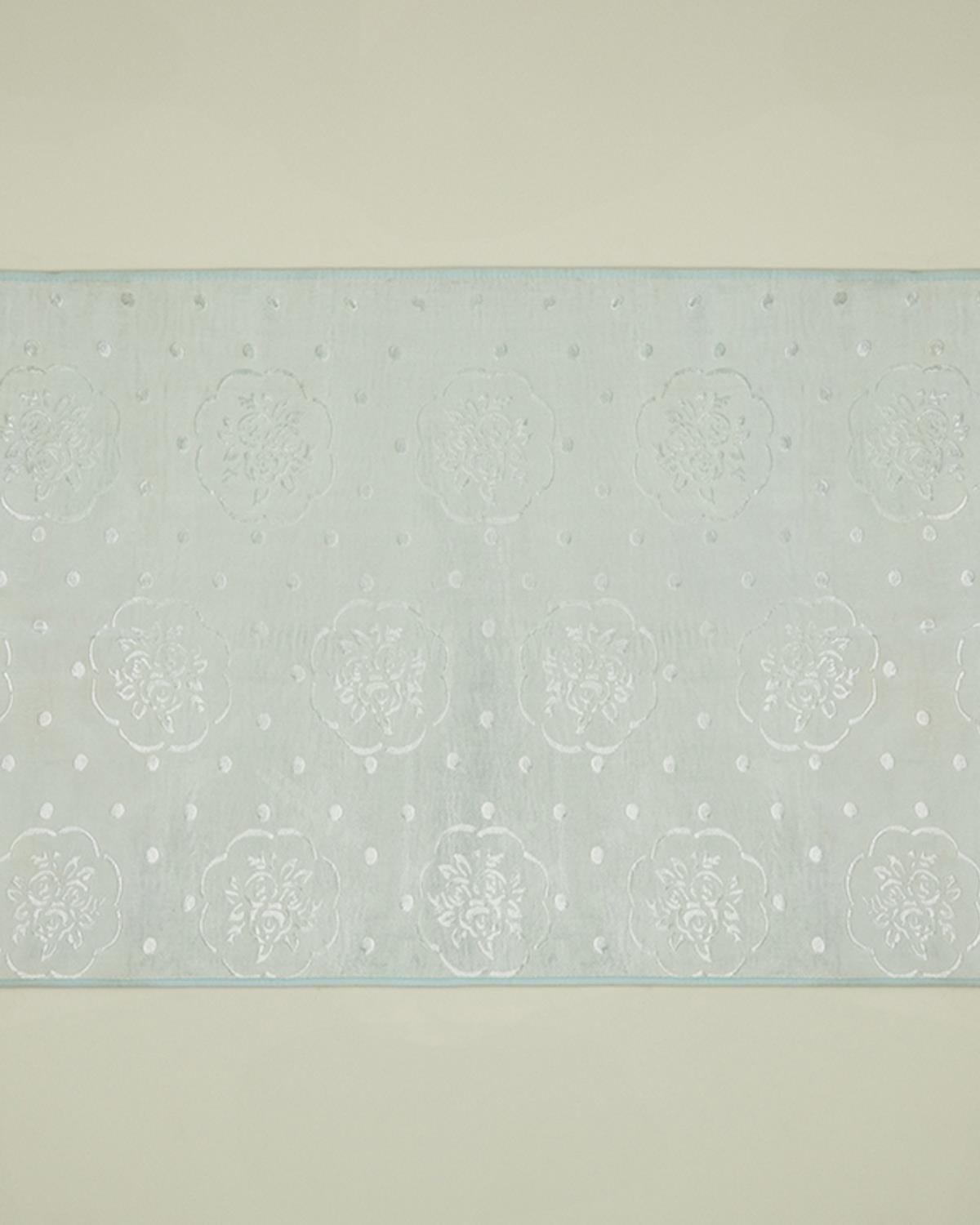 Rosette КИЛИМ Нехлъзгаща се основа Кадифе 80x145 cm Turquoise