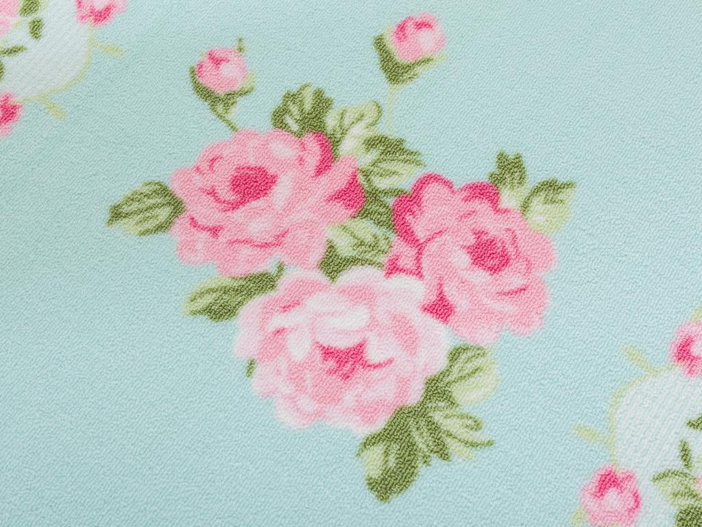 Rosy Cove КИЛИМ Отпечатано 100x160 cm Pink-Mint