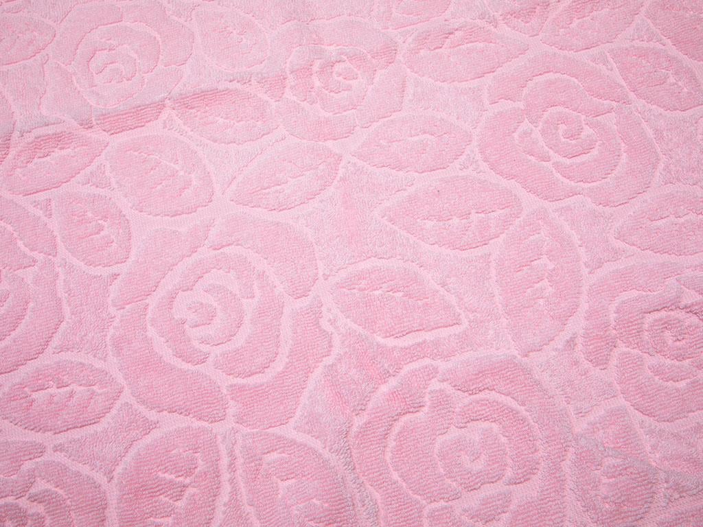 Rosy Rose ХАВЛИЯ ЗА ЛИЦЕ С ресни Жакардов 50x80 cm Light Pink,