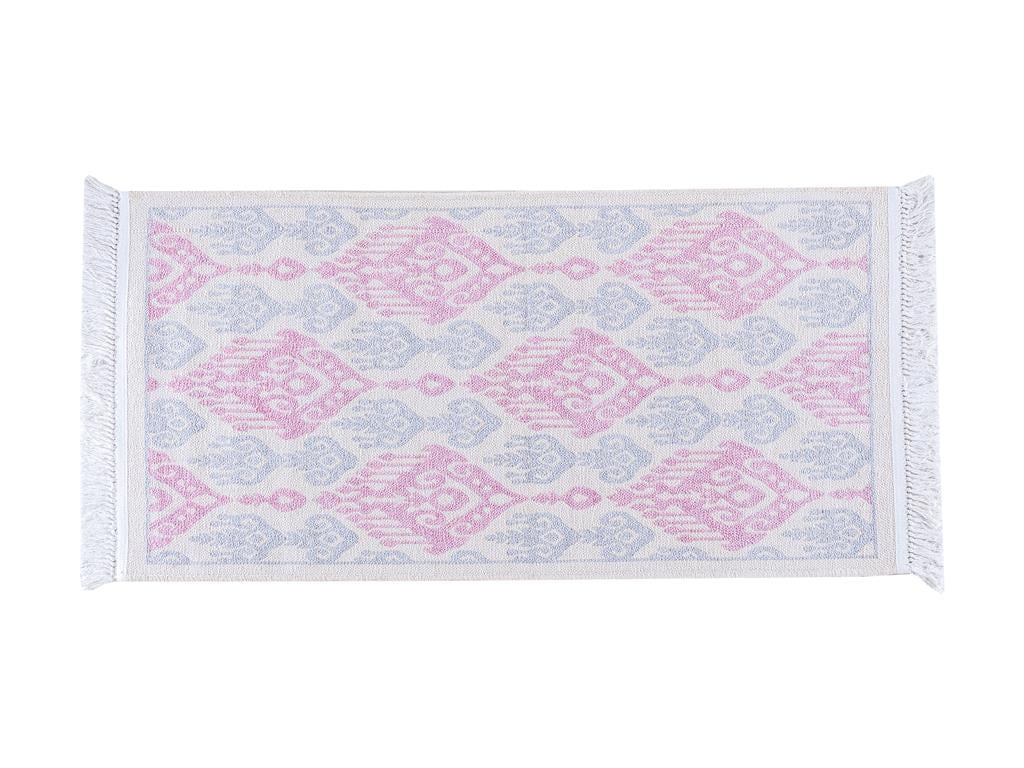Rug КИЛИМ С пискюли Шенил 80x150 cm Pink-Gray