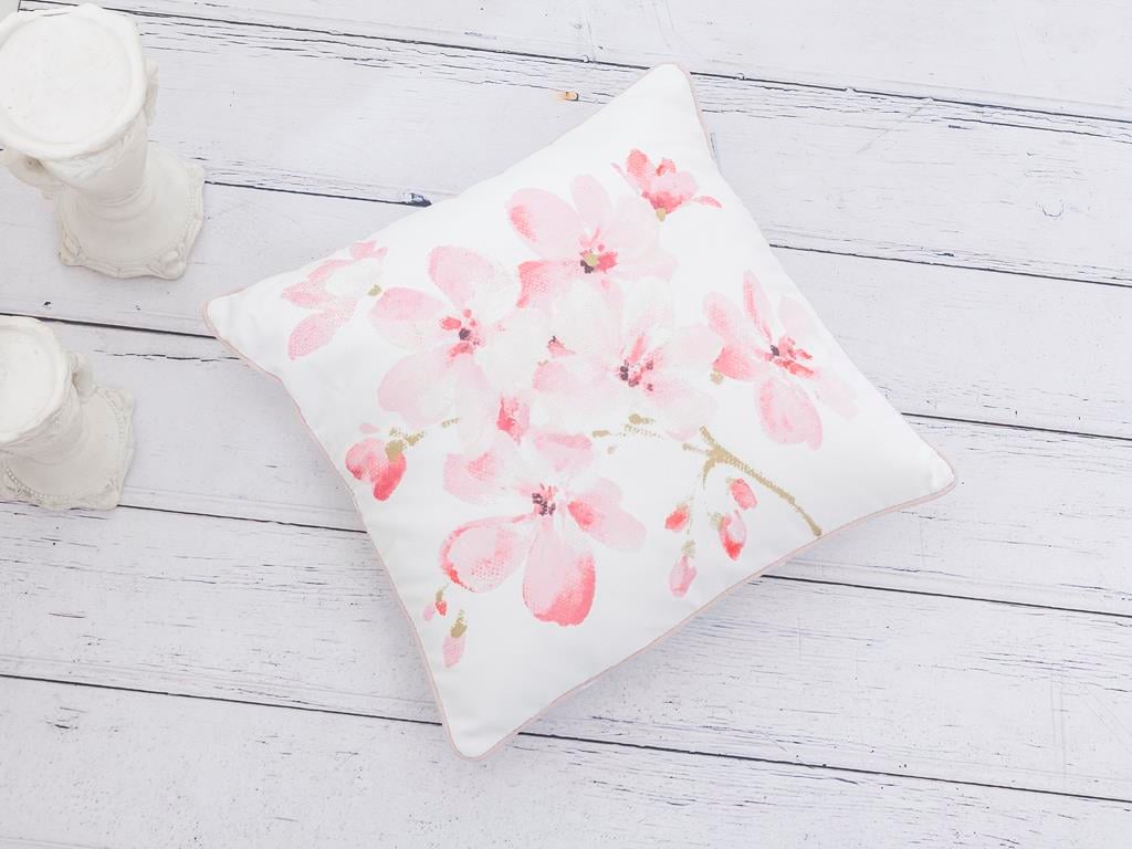 Sakura ВЪЗГЛАВНИЦА Вътрешен кок Дигитална щампа 40x40 cm Pink
