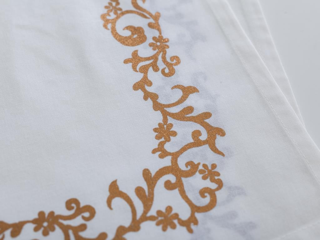 Scroll АМЕРИКАНЗКИ СЕРВИЗ 2 комплекта Отпечатано 33x48 cm Златисто