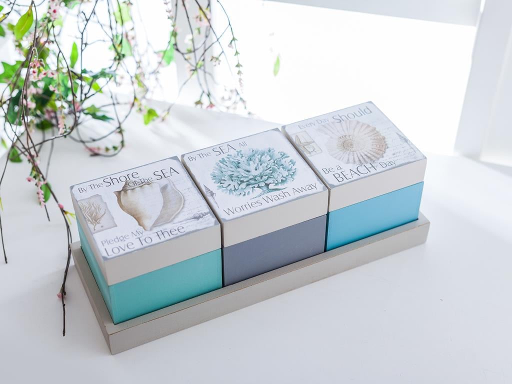 Sea Shell КУТИЯ ЗА СЪХРАНЕНИЕ Дървен . White