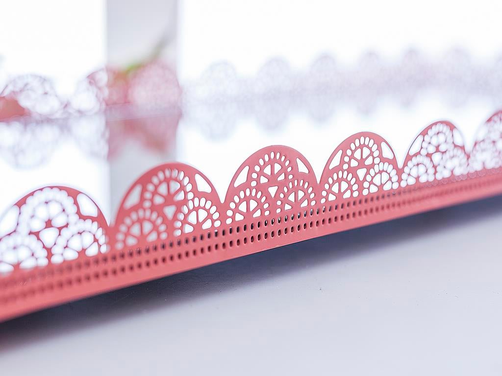 Semi ТАБЛА Ковано желязо 46,5x17,5x4,5 cm DarkPink