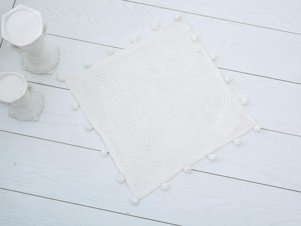 Shadow ВЪЗГЛАВНИЦА Ръчно 40x40 cm Light Cream