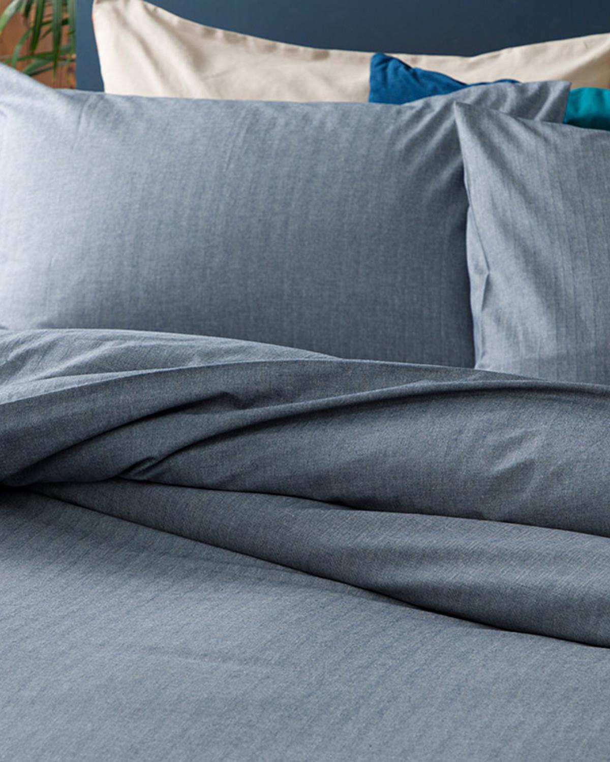 Sharp Twill Suit Double Person Duvet Cover Set 200x220 cm Dark Blue