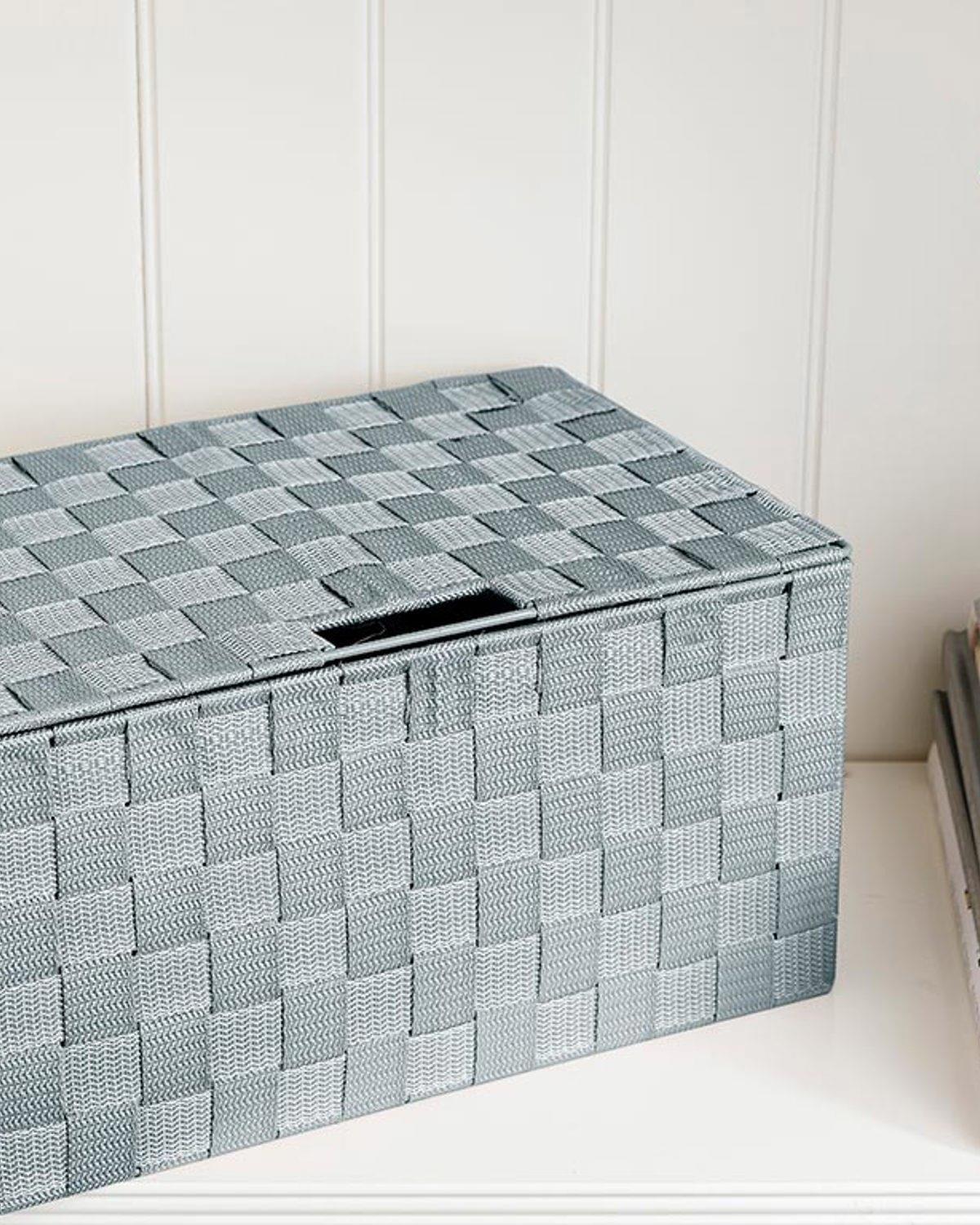 Shine Polypropylene Storage Box 34x22x17,5 cm Blue