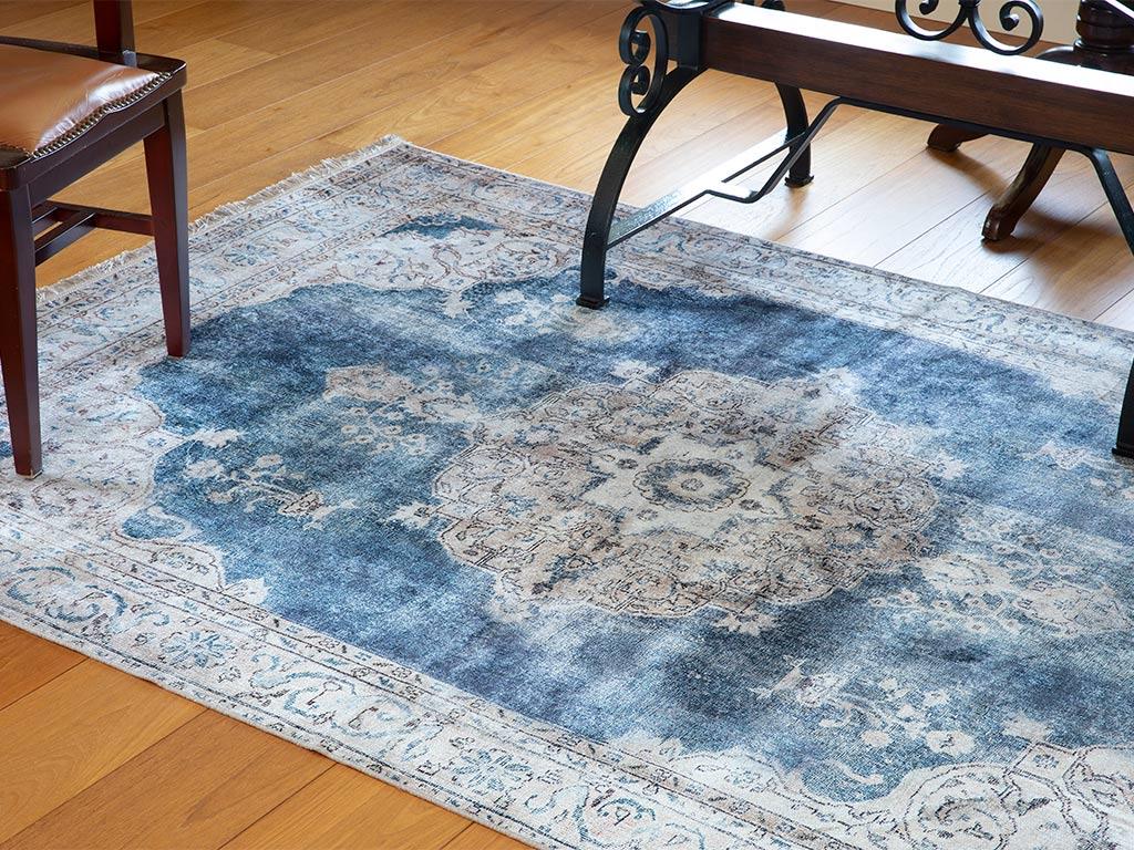 Silk Touch Mills КИЛИМ Кадифе 200x290 cm Тъмно синьо