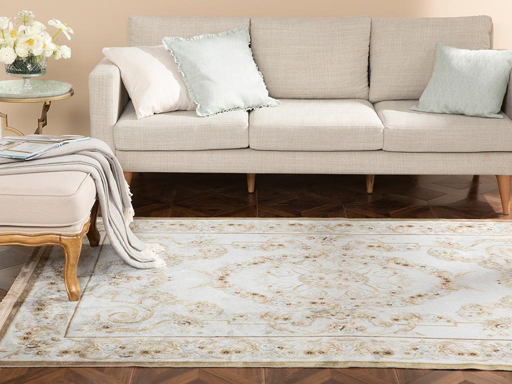 Silk Touch Olivia КИЛИМ Кадифе 120x180 cm Ecru