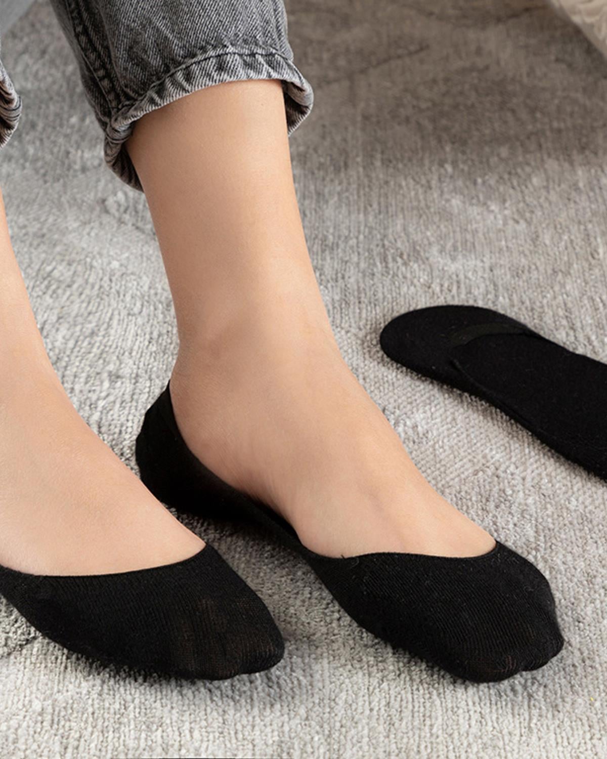 Simplicity Лот Чорапи Дамски 2 бр. Бамбук Стандартен Черен