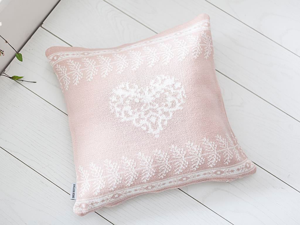 Snow Heart ВЪЗГЛАВНИЦА Трикотаж 43x43 cm Pink