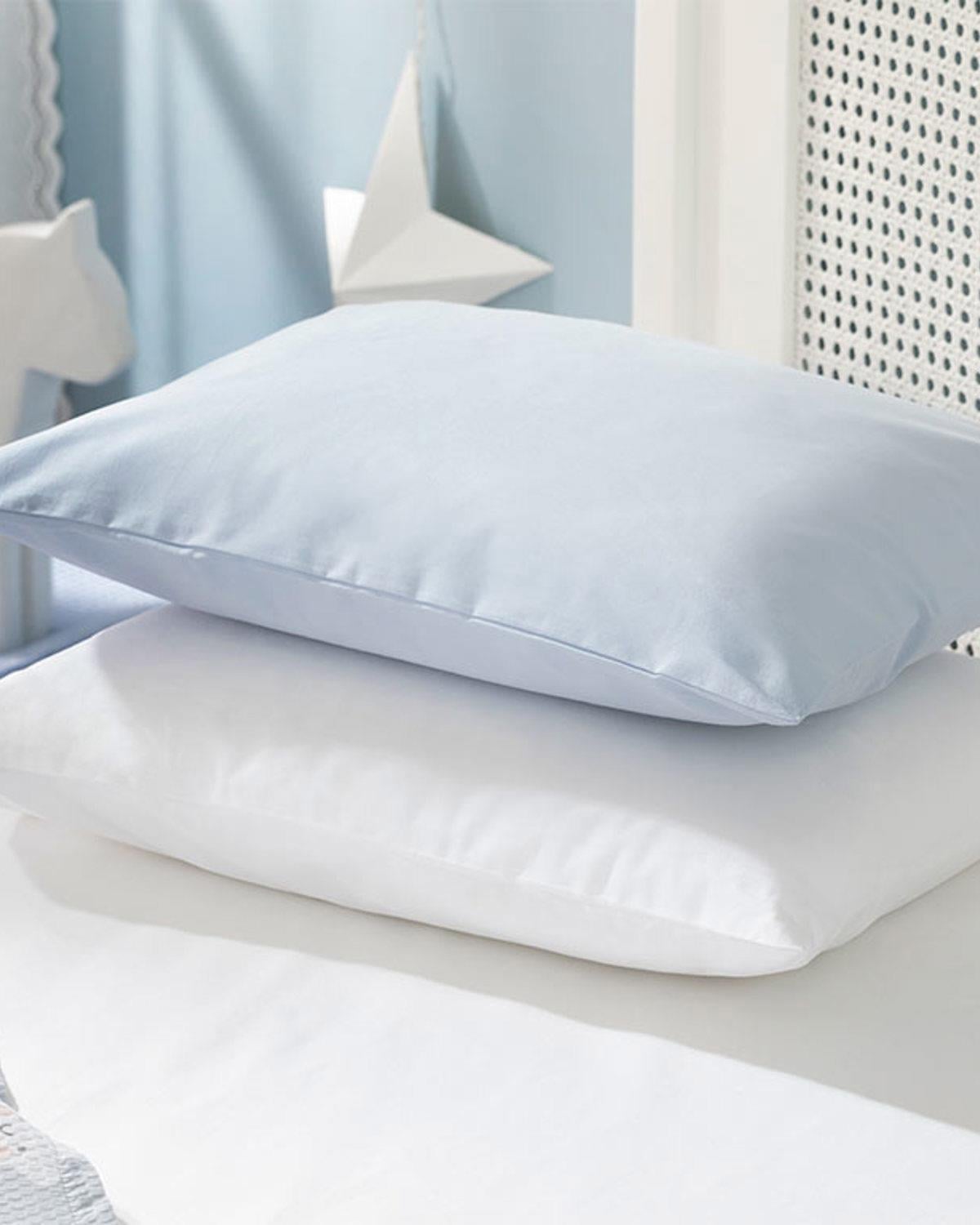 Soft Бебешка Калъфка За Възглавница . Памучен 35x45 см Син