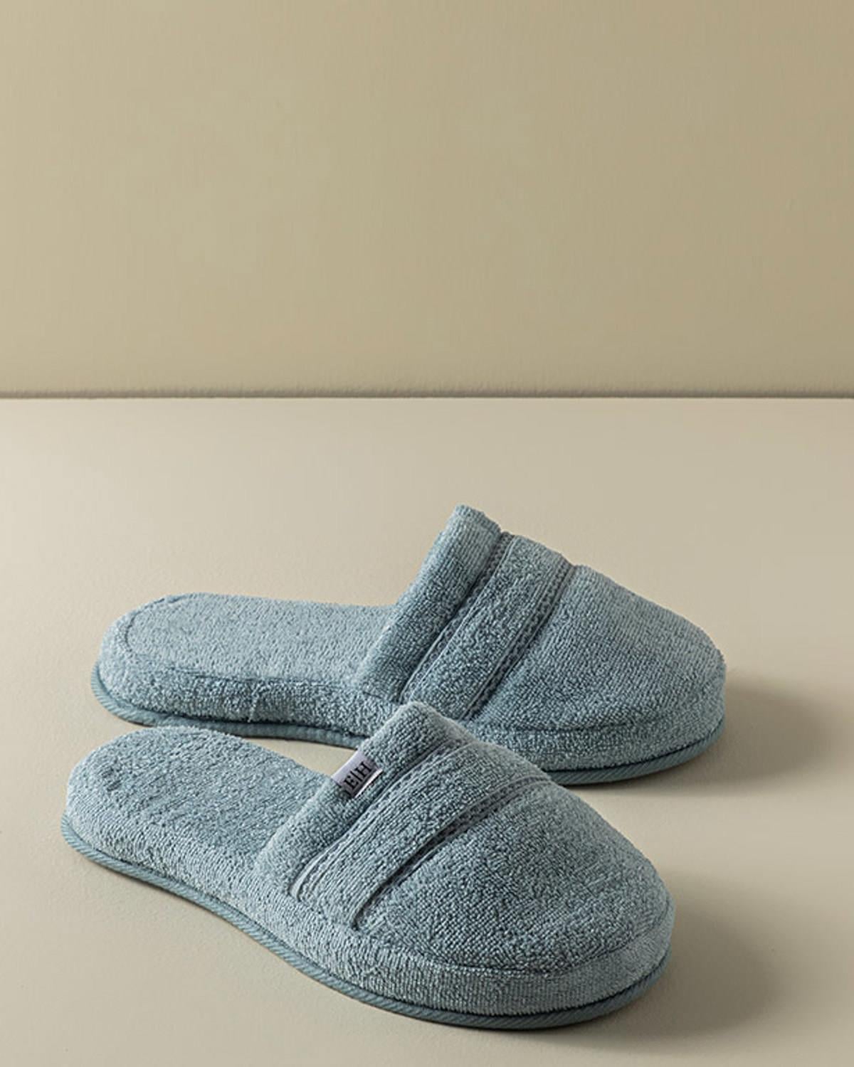 Soft Чехли За Баня Памучен, Светло Синьо, 40-44