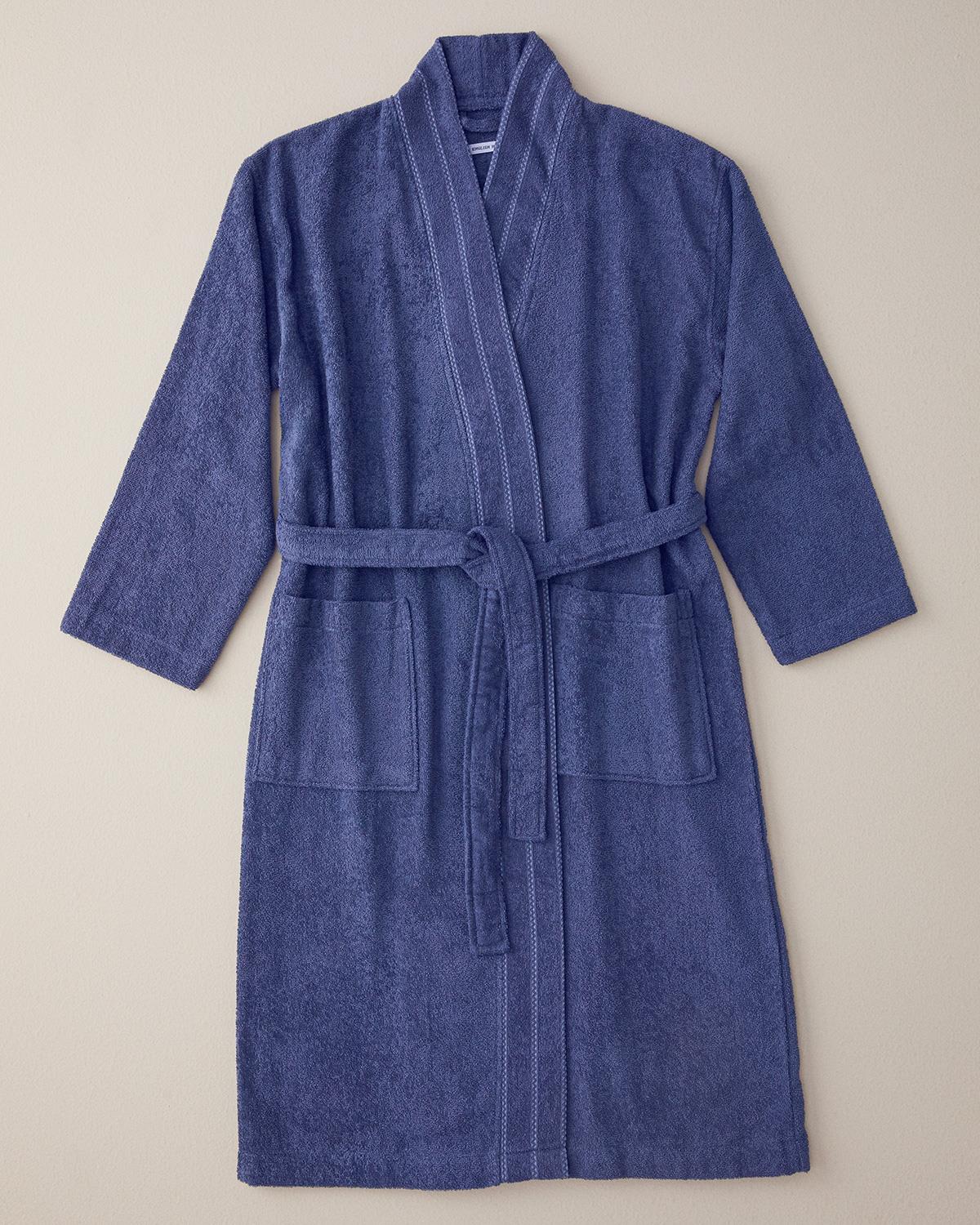 Soft Халат Памучен, Антрацит, S-M