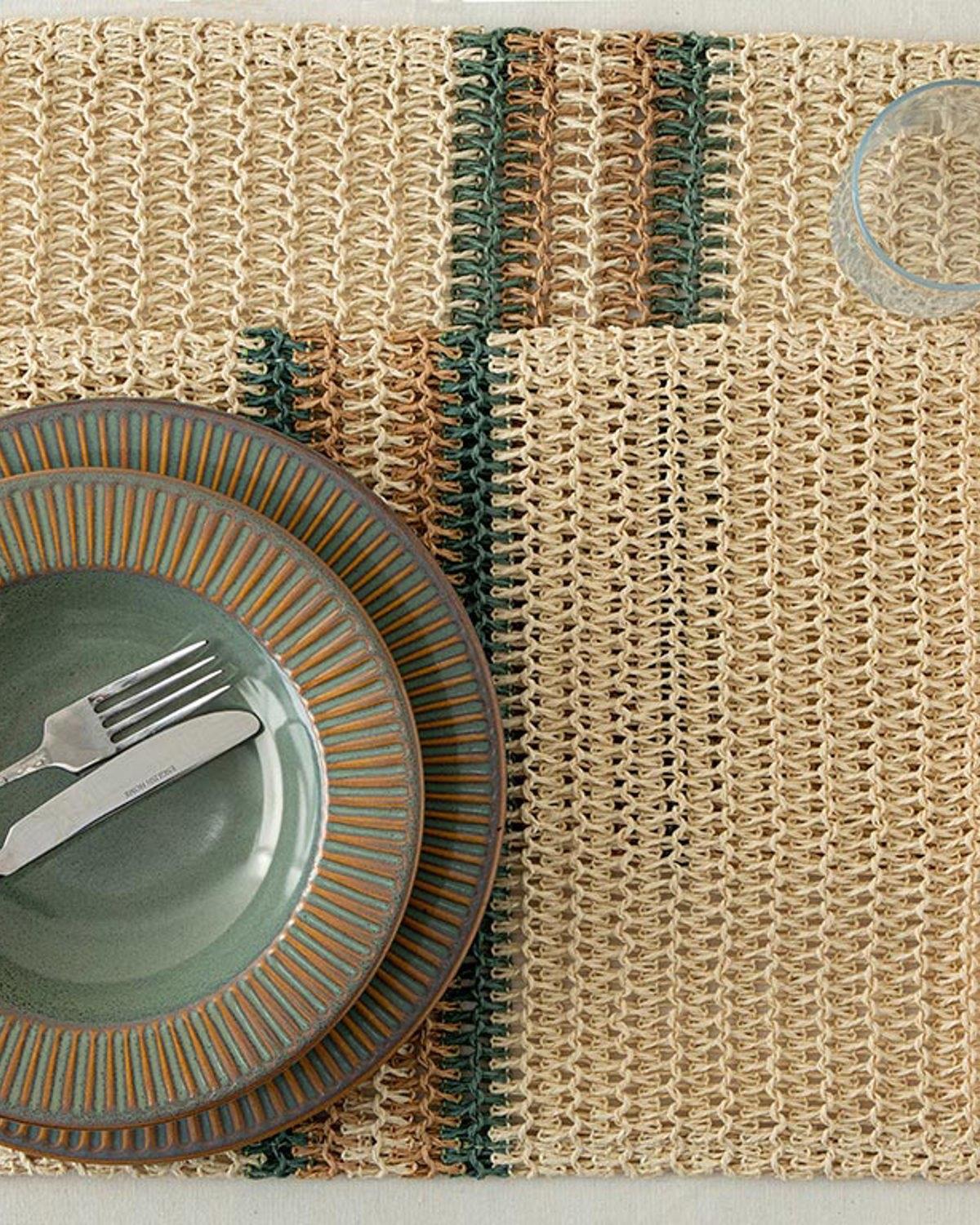 Softy Braid Подложки За Хранене 2 бр. Хартия 30x47 см Кафяв