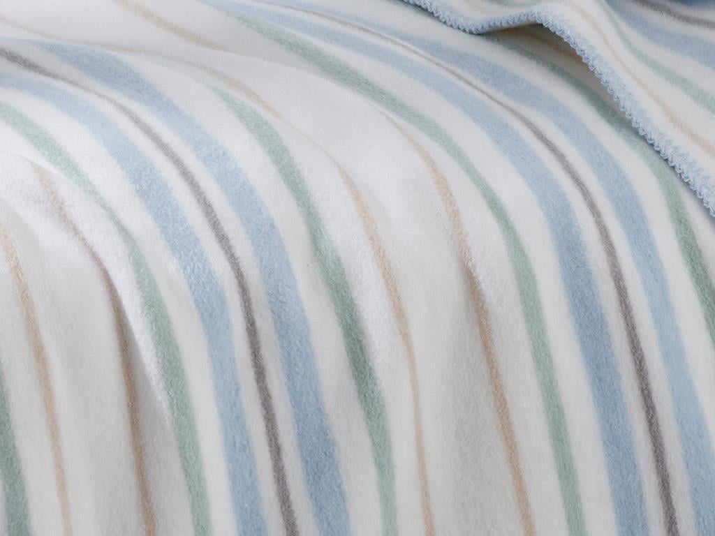Softy Stripe БЕБЕШКО ОДЕАЛО 100x120 cm Blue.