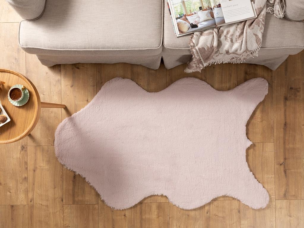 Solid Rabbit КОЖА Полиестер 90x150 cm Açık Mürdüm