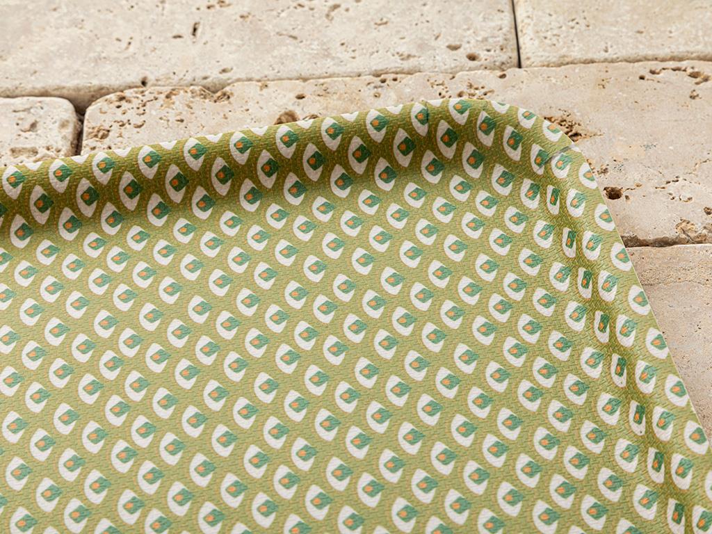 Splendid  Melamine Nonslip Tray 27x36 cm Green