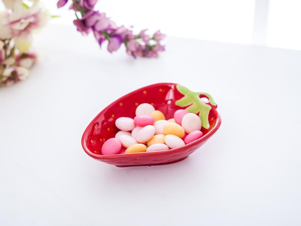 Strawberry ЧИНИЯ Вдлъбната Stoneware Red