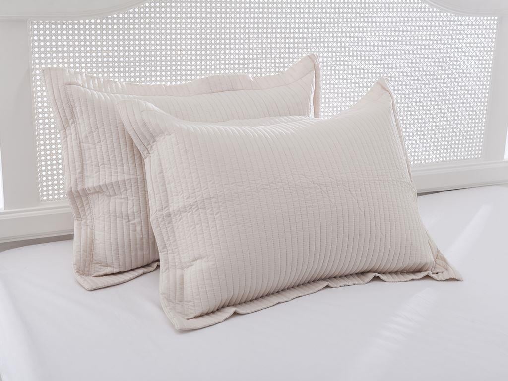 Stripe ПОКРИВКА ЗА ЛЕГЛО К Tek Kişilik Микрофибер 160x240 cm Beige