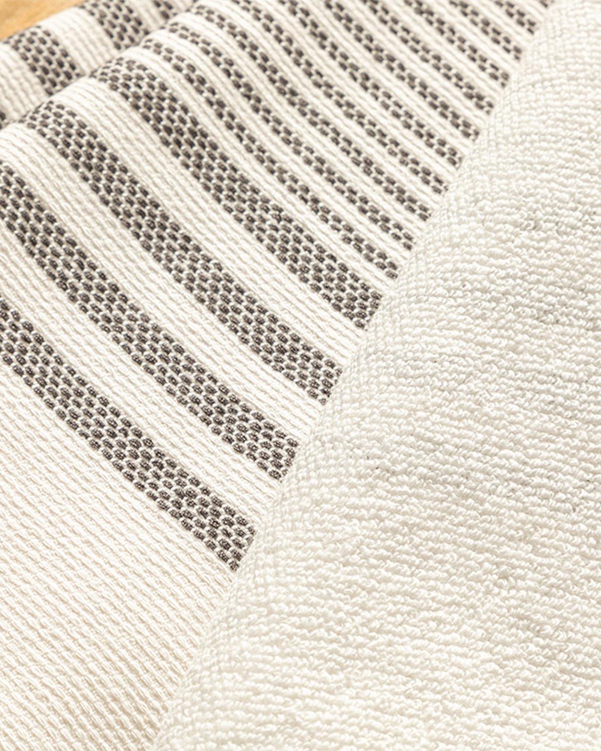 Stripy Кърпа За Сушене Памук 40x60 см Антрацит