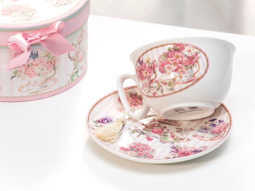 Tea Time ЧАЕНА ЧАША Порцелан Pink