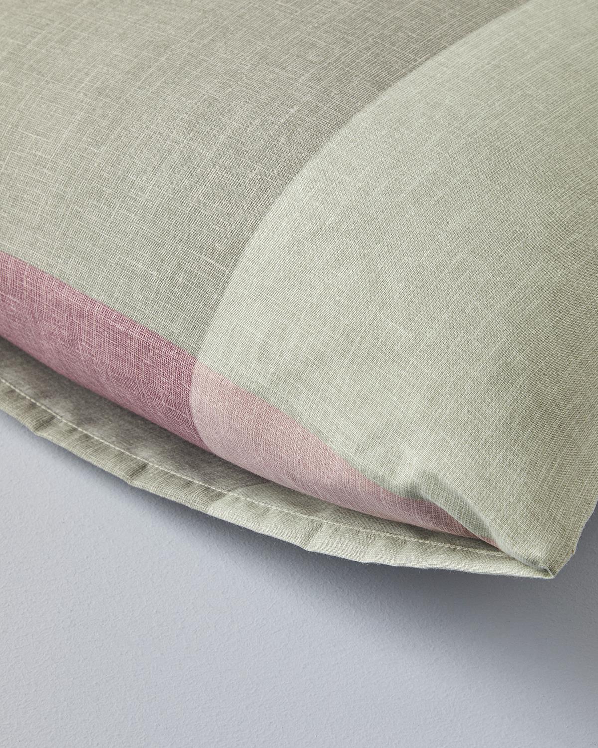 Textured Plaid Калъфка За Възглавница 2 бр. Лесно за гладене 50x70 см Зелен-Дамсон