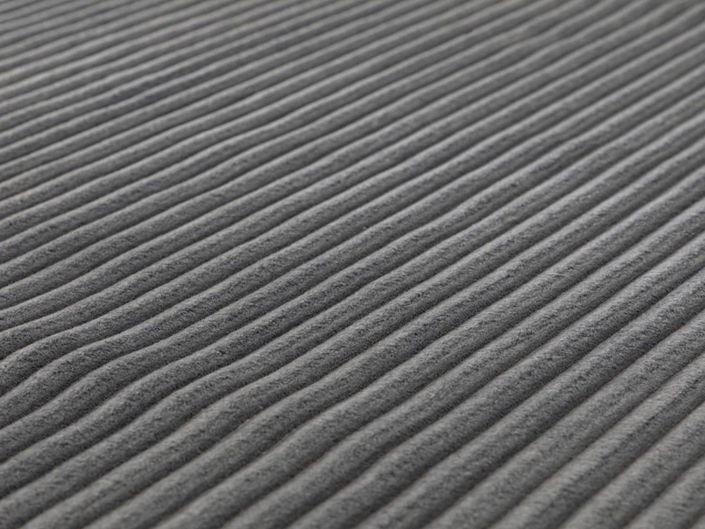 Thick Ribbed КИЛИМ Рипсено 80x300 cm Anthracite