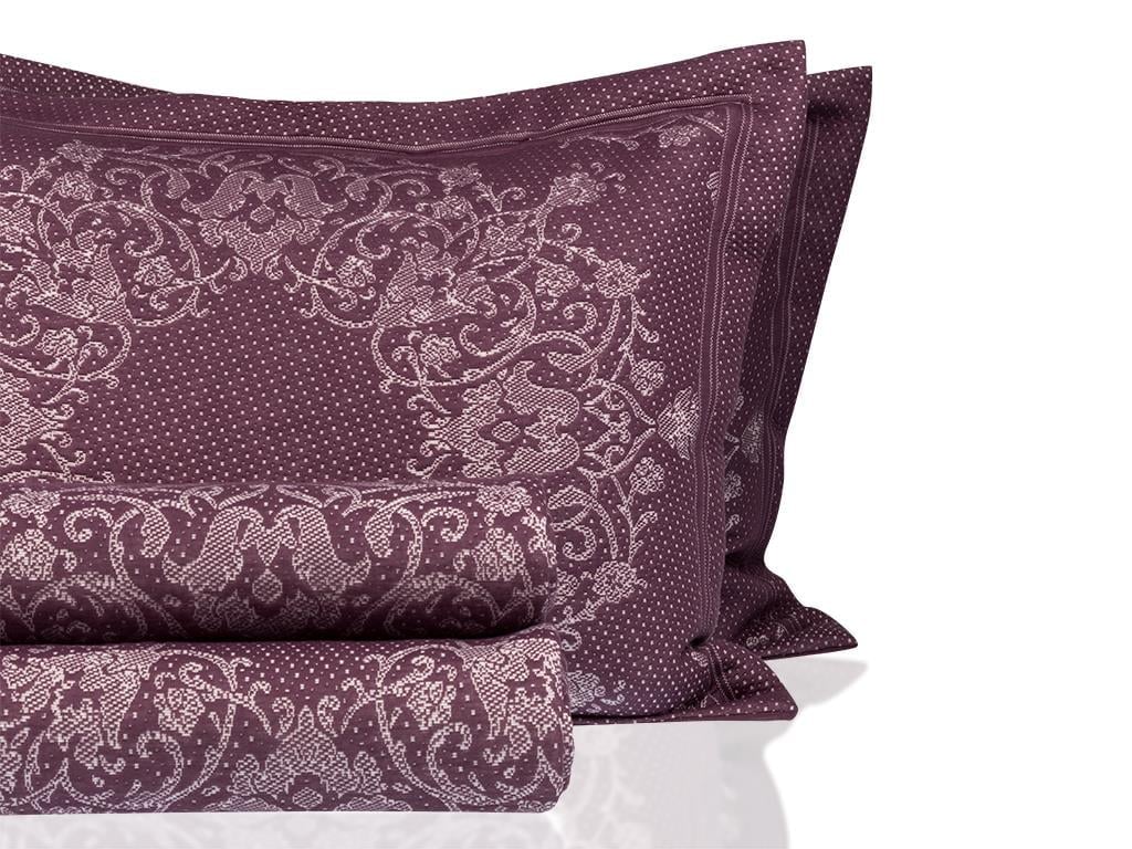 Tiara ПОКРИВКА ЗА ЛЕГЛО К Двоен човек Плетиво 240x260 cm Дамсън