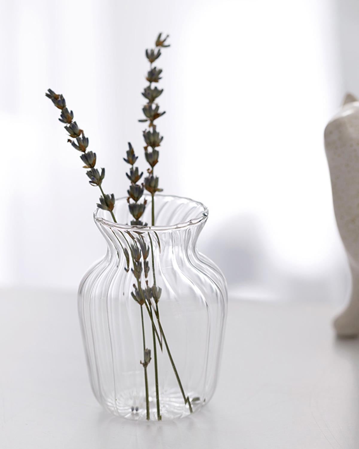 Triangular Ваза Стъкло 6x8 см Прозрачен