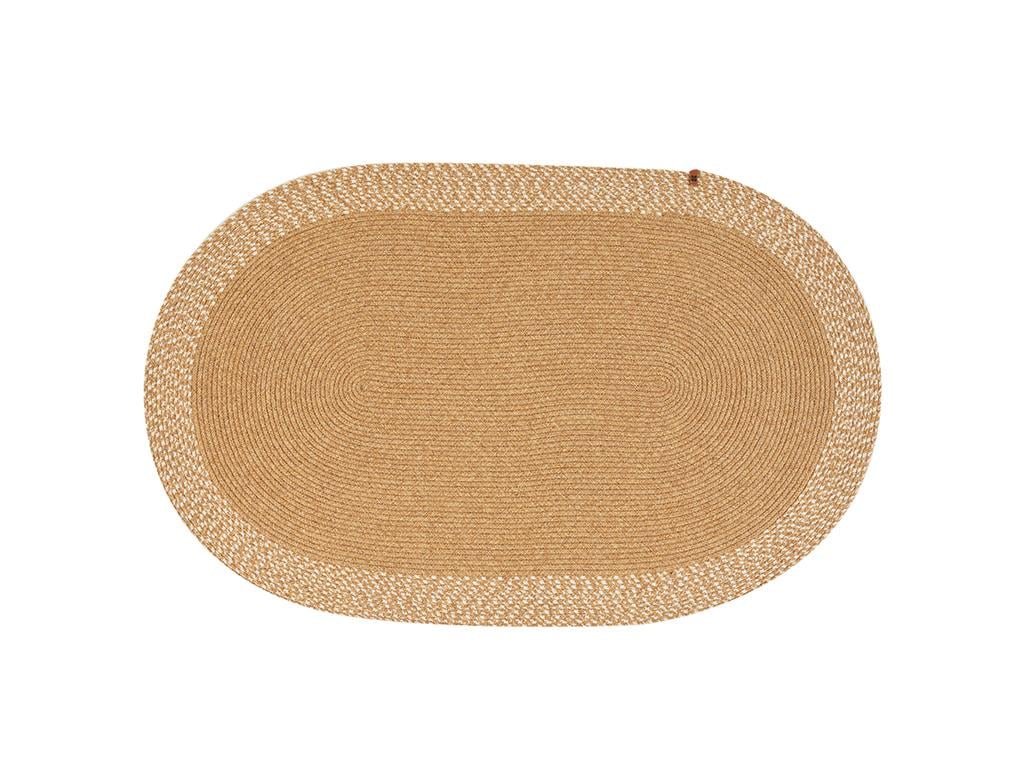 Tribal Jute-Looking Decorative Jute Carpet 90x150 cm Natural Beige