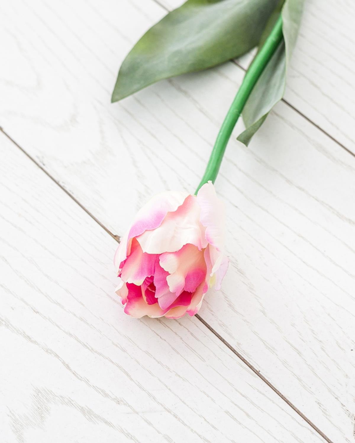 Tulip Изкуствено Цвете 63 см Светлорозов