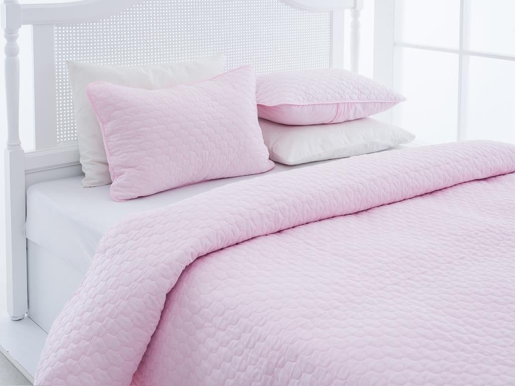 Valda ПОКРИВКА ЗА ЛЕГЛО К Двоен човек Памучен 240x260 cm Pink
