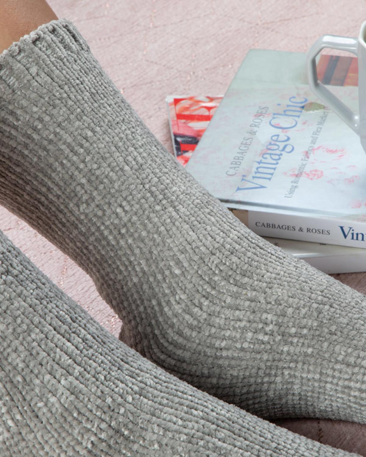Velvet Дълги Чорапи Дамски Кадифе 39-41 Бежов