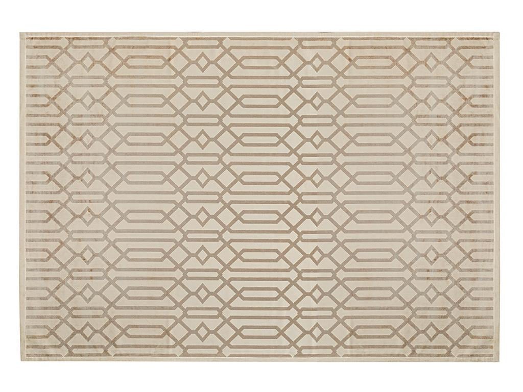 Velvet Geometric Кадифе 200x290 cm Beige